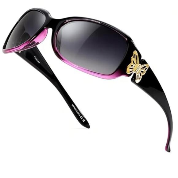 Accessories - Women's Polarized Sunglasses Butterfly Decoration UV Protection